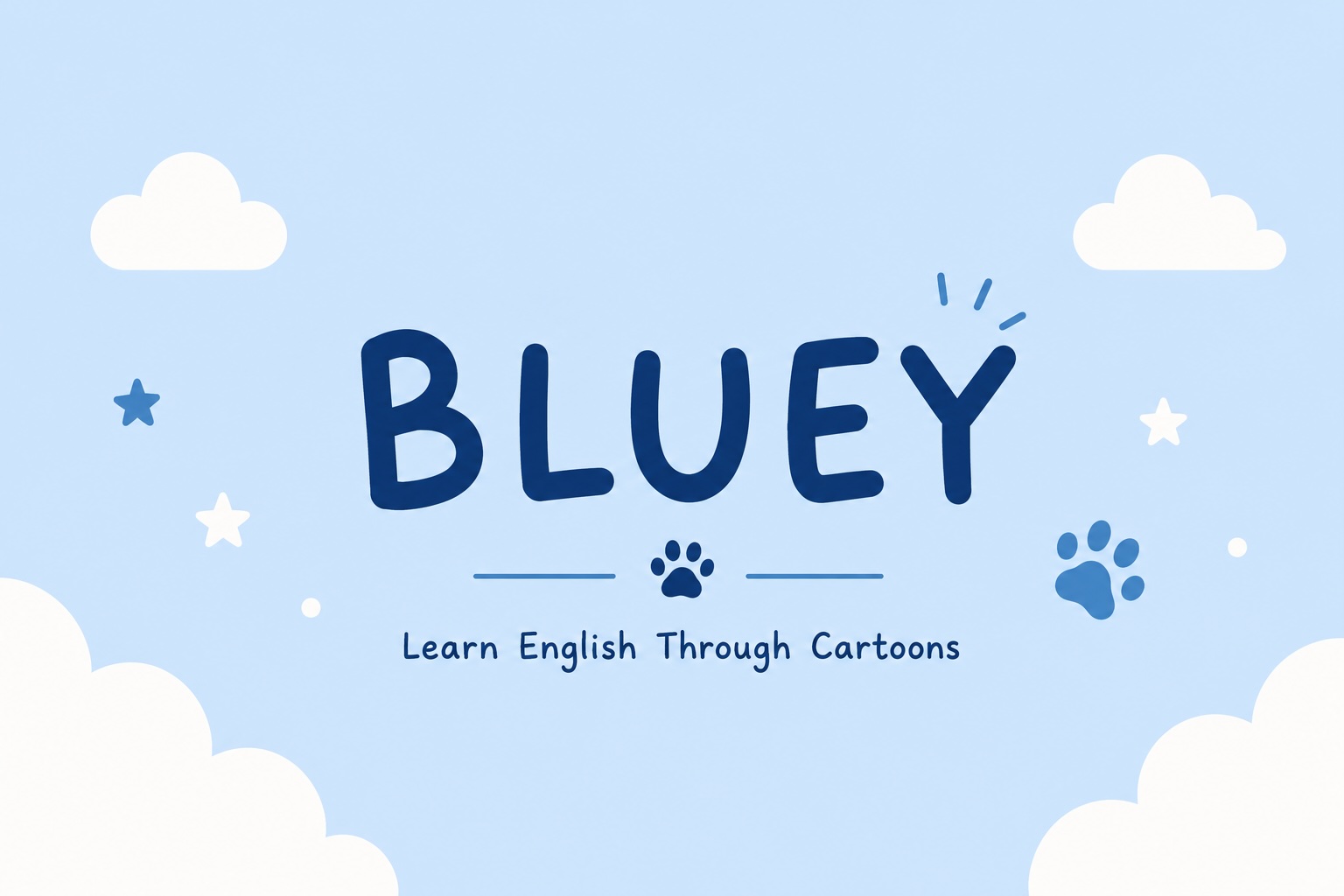 Blueyで英語を学ぶ