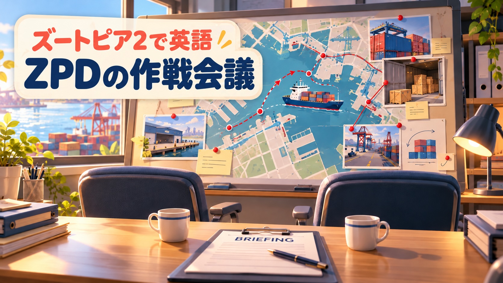 ズートピア2のZPD作戦会議に登場する英語表現を紹介するサムネイル